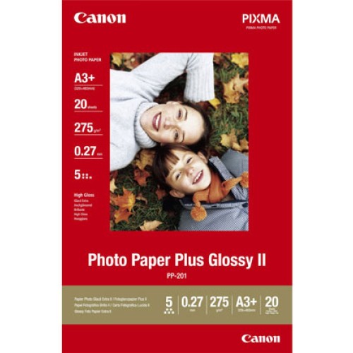 Canon PP301-A3+20 Photo Glossy 20 Sheets 265gsm A3+ (483mm x 329mm) Canon PP301-A3+20 Photo Glossy 20 Sheets 265gsm A3+ (483mm x 329mm)