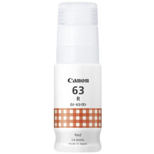 Canon GI63R Red Pixma Megatank Ink Bottle - Genuine Canon GI63R Red Pixma Megatank Ink Bottle - Genuine