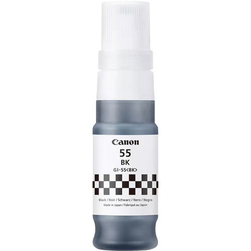 Canon Gi55BK Black Ink Bottle 3,000 Pages - Genuine