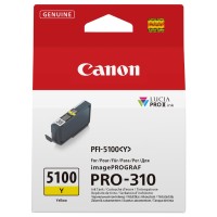Canon 6955C001 PFI-5100Y Yellow Ink Cartridge (14.4ml) - Genuine