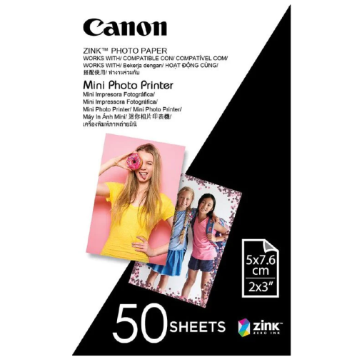Canon ZP-2030-50 Mini Photo Printer Paper 50 Sheets 76mm x 50mm Canon ZP-2030-50 Mini Photo Printer Paper 50 Sheets 76mm x 50mm