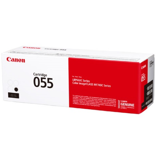 Canon CART055BK Black Toner 2300 Pages - Genuine Canon CART055BK Black Toner 2300 Pages - Genuine