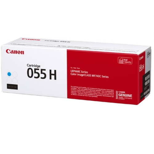 Canon CART055HC Cyan High Yield Toner 5900 Pages - Genuine