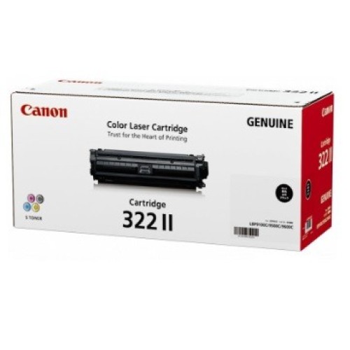 Canon CART322BKII Black Toner 13,000 Pages - Genuine Canon CART322BKII Black Toner 13,000 Pages - Genuine
