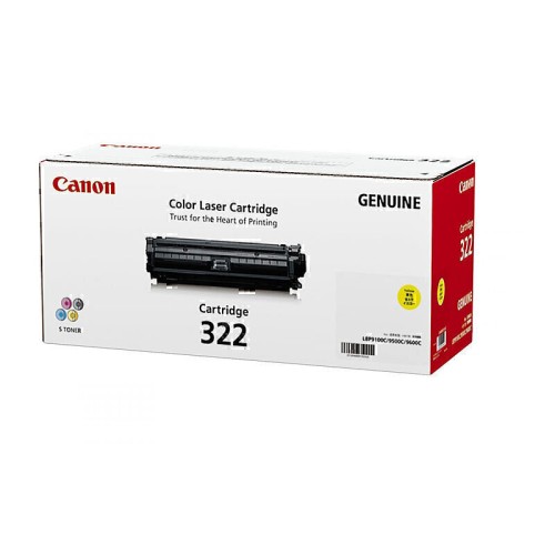 Canon CART322Y Yellow Toner Cartridge 7500 Pages - Genuine Canon CART322Y Yellow Toner Cartridge 7500 Pages - Genuine