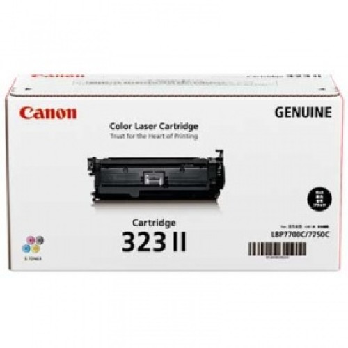 Canon CART323BKII Colour Laser LBP7750cdn High Yield Toner - Black - Genuine Canon CART323BKII Colour Laser LBP7750cdn High Yield Toner - Black - Genuine