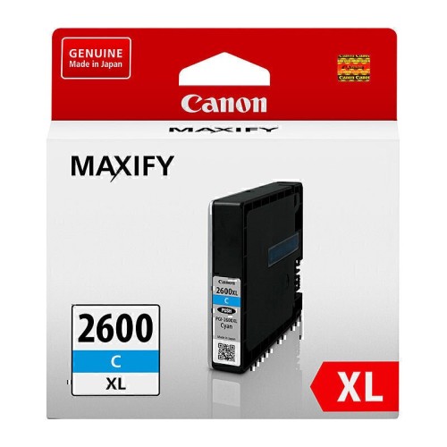 Canon PGI2600XLC Cyan Ink Cartridge - Genuine Canon PGI2600XLC Cyan Ink Cartridge - Genuine