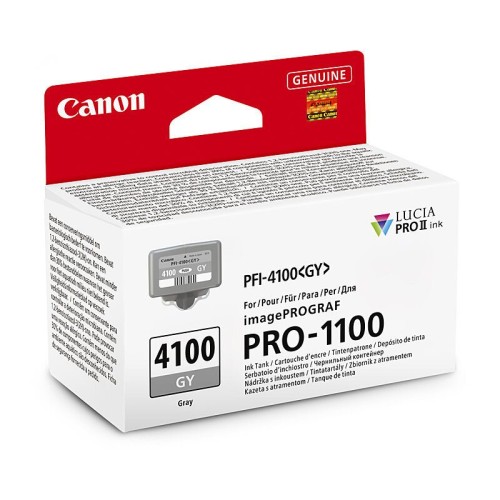 Canon PFI4100 Grey Ink Cartridge 80ml - Genuine Canon PFI4100 Grey Ink Cartridge 80ml - Genuine