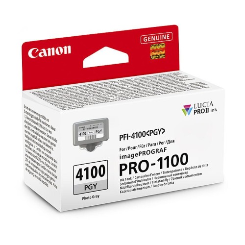 Canon PFI4100 Photo Grey Ink Cartridge 80ml - Genuine