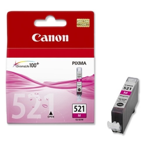 Canon CLI521M Magenta Ink Cartridge - Genuine Canon CLI521M Magenta Ink Cartridge - Genuine