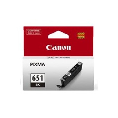 Canon CLI651BKOCN Black Ink Cartridge 330 Pages - Genuine Canon CLI651BKOCN Black Ink Cartridge 330 Pages - Genuine