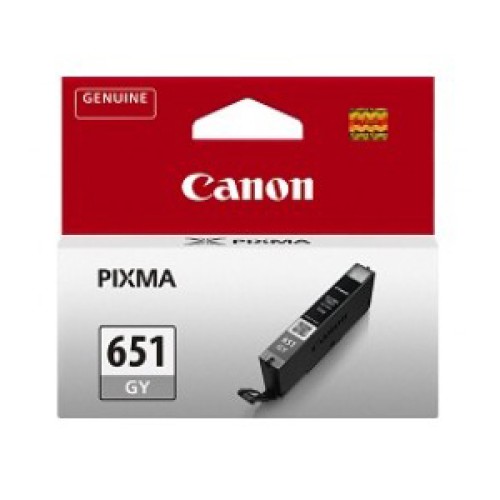 Canon CLI651GYOCN Grey Ink Cartridge 330 Pages - Genuine Canon CLI651GYOCN Grey Ink Cartridge 330 Pages - Genuine