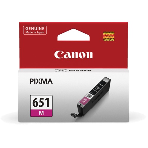 Canon CLI651MOCN Magenta Ink Cartridge 330 Pages - Genuine Canon CLI651MOCN Magenta Ink Cartridge 330 Pages - Genuine