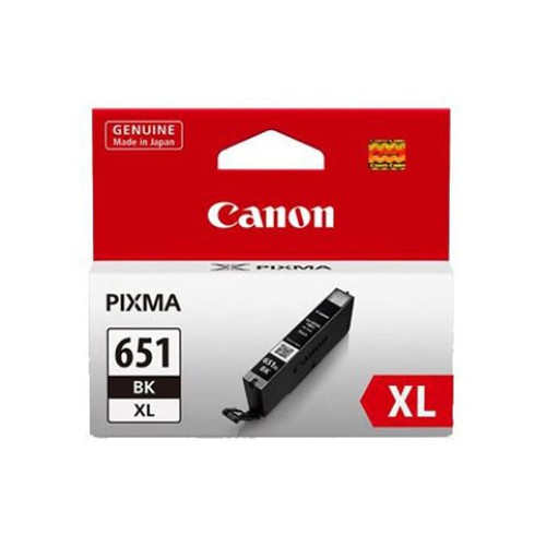 Canon CLI651XLBKOCN Black Ink Cartridge 750 Pages - Genuine