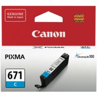 Canon CLI671C Cyan Ink Cartridge - Genuine Canon CLI671C Cyan Ink Cartridge - Genuine