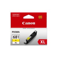 Canon CLI681XLY Yellow Ink Cartridge 515 Pages - Genuine Canon CLI681XLY Yellow Ink Cartridge 515 Pages - Genuine