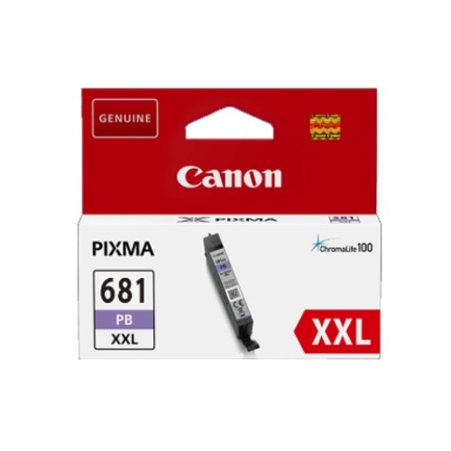 Canon CLI681XXLPB Photo Blue Ink Cartridge 800 Pages - Genuine Canon CLI681XXLPB Photo Blue Ink Cartridge 800 Pages - Genuine