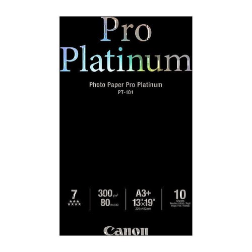 Canon PT101A3+-10 Platinum Photo 10 Sheets 300 gsm A3+ (483mm x 329mm)