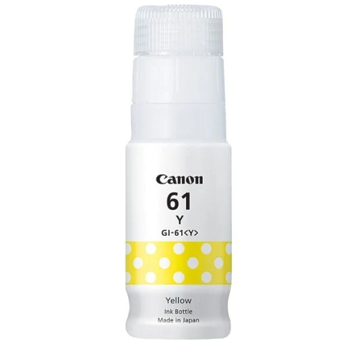 Canon GI-61YOCN Ink Cartridge Yellow 7,700 Pages - Genuine Canon GI-61YOCN Ink Cartridge Yellow 7,700 Pages - Genuine