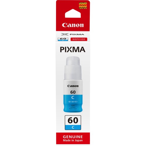 Canon GI60C Cyan Endurance Ink 7,700 Pages - Genuine Canon GI60C Cyan Endurance Ink 7,700 Pages - Genuine