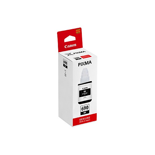 Canon GI690BK Black Ink Bottle 6,000 Pages - Genuine