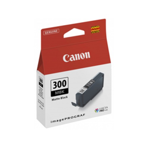 Canon PFI300MBK Matte Black Ink Tank - Genuine Canon PFI300MBK Matte Black Ink Tank - Genuine