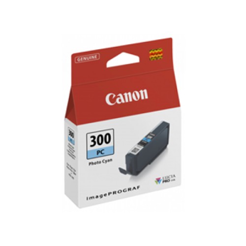 Canon PFI300PC Photo Cyan Ink Tank - Genuine Canon PFI300PC Photo Cyan Ink Tank - Genuine