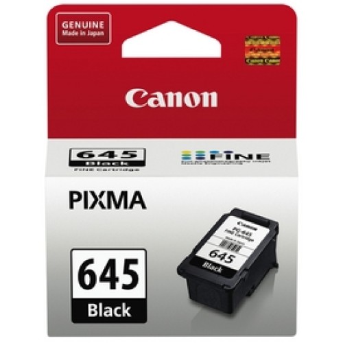 Canon PG645OCN Black Ink Cartridge 180 Pages - Genuine Canon PG645OCN Black Ink Cartridge 180 Pages - Genuine