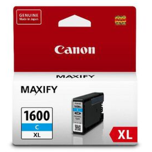 Canon PGI1600XLCOCN Cyan Ink Cartridge 900 Pages - Genuine Canon PGI1600XLCOCN Cyan Ink Cartridge 900 Pages - Genuine