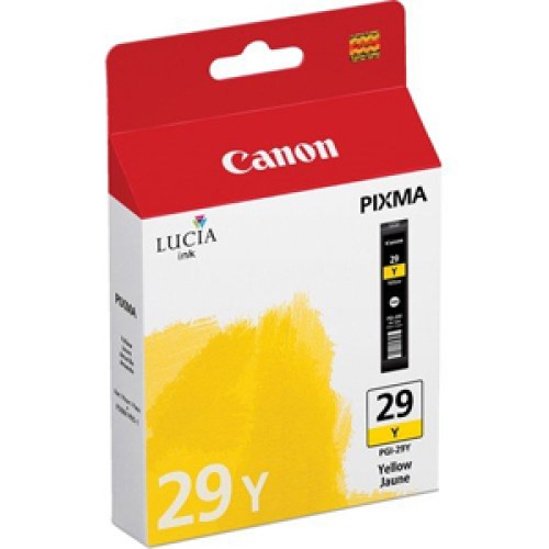 Canon PGI29Y Yellow Ink Catridge - Genuine Canon PGI29Y Yellow Ink Catridge - Genuine