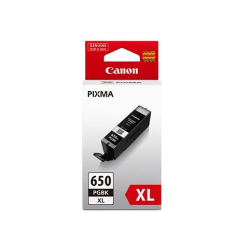 Canon PGI650XLPGBKOCN Black Hi-Yield Ink Cartridge 500 Page - Genuine Canon PGI650XLPGBKOCN Black Hi-Yield Ink Cartridge 500 Page - Genuine