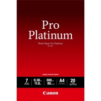 Canon PT101A4-20 Pro Platinum Photo Paper 20 Sheets 300 gsm A4 Canon PT101A4-20 Pro Platinum Photo Paper 20 Sheets 300 gsm A4
