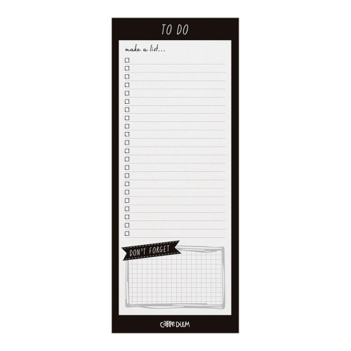 Carpe Diem Magnetic To Do List Black Carpe Diem Magnetic To Do List Black