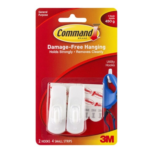 Command Hook 17002 Small White - 2 Pack Command Hook 17002 Small White - 2 Pack