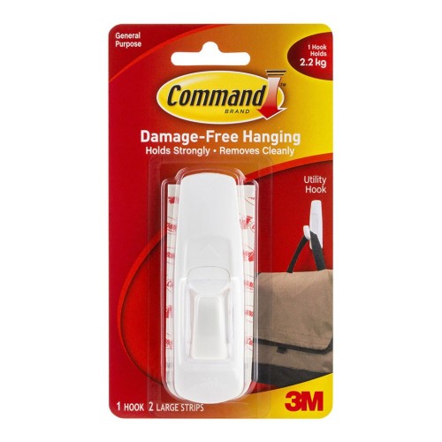 Command Hook 17003 Large White - 1 Pack Command Hook 17003 Large White - 1 Pack