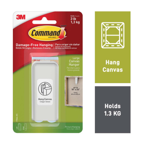 Command Canvas Hanger 17044 Large Command Canvas Hanger 17044 Large