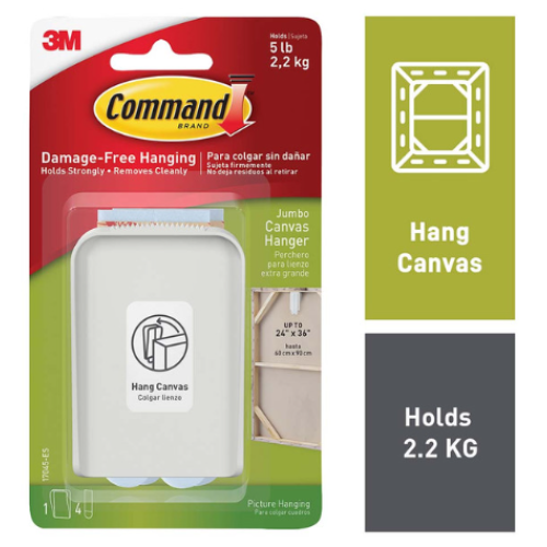 Command Canvas Hanger 17045 Jumbo