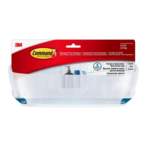 Command Shower Caddy BATH11-ESF with Water Resistant Strips Command Shower Caddy BATH11-ESF with Water Resistant Strips
