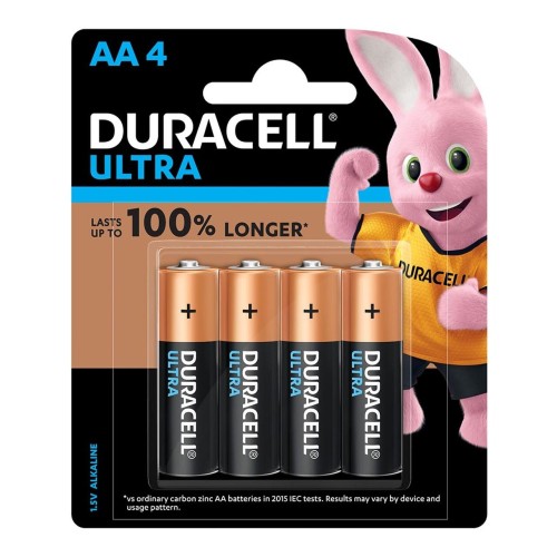 Duracell Ultra Alkaline AA Battery - 4 Pack Duracell Ultra Alkaline AA Battery - 4 Pack
