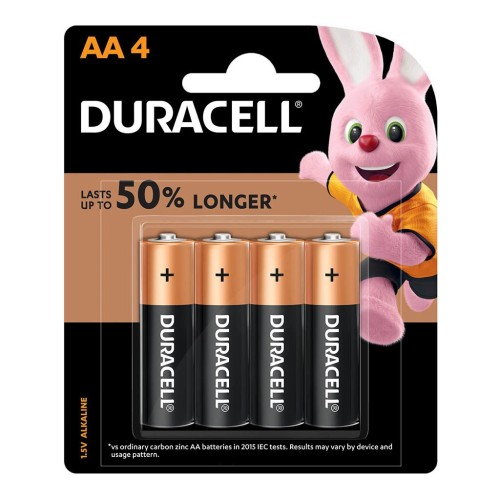 Duracell Coppertop Alkaline AA Battery - 4 Pack Duracell Coppertop Alkaline AA Battery - 4 Pack