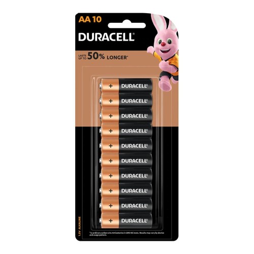 Duracell Coppertop Alkaline AA Battery - 10 Pack Duracell Coppertop Alkaline AA Battery - 10 Pack