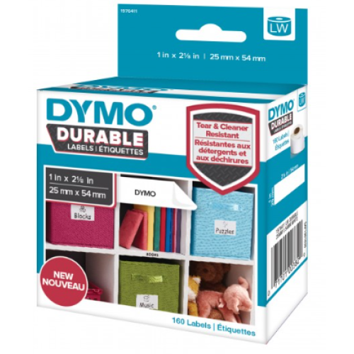 Dymo 1933081 Durable Polypropylene 25mm x 89mm 700 Labels - Genuine