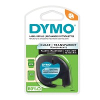 2-Pack Dymo 2191233 LetraTag Label Tape Plastic Clear - Genuine