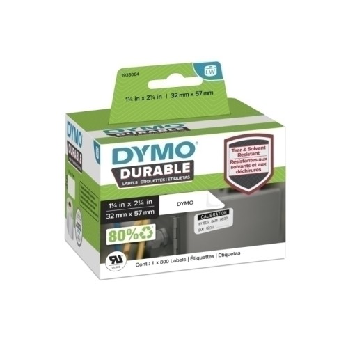 Dymo 1933084 Durable MP (800 Labels) 57mm x 32mm - Genuine Dymo 1933084 Durable MP (800 Labels) 57mm x 32mm - Genuine