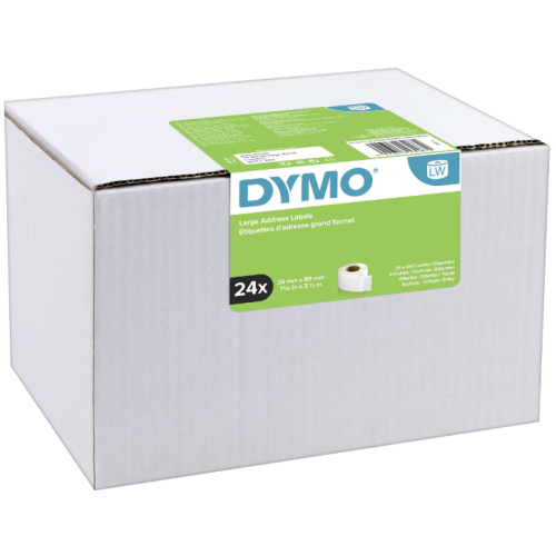 Dymo S0722390 Large Address Label 24-Pack 89mm x 36mm - Genuine Dymo S0722390 Large Address Label 24-Pack 89mm x 36mm - Genuine