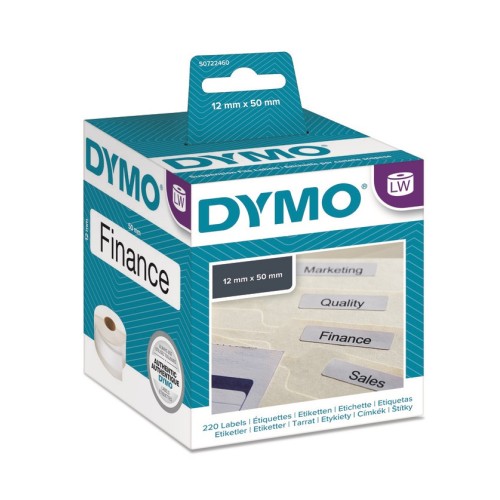 Dymo SD99017 12mm x 50mm File Labels - Genuine Dymo SD99017 12mm x 50mm File Labels - Genuine