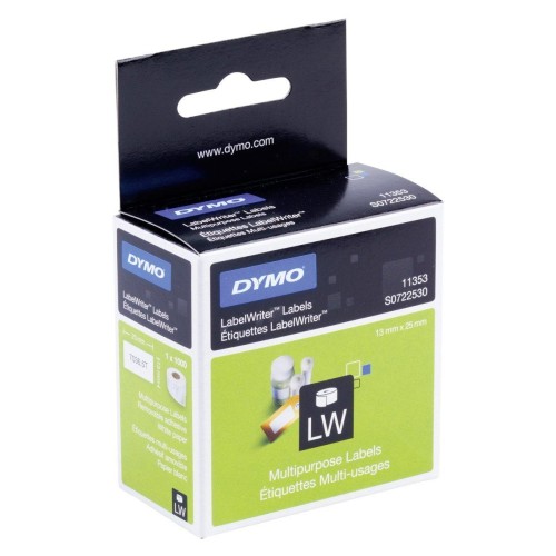 Dymo SD11353 25mm x 13mm S0722530 1000 Labels - Genuine Dymo SD11353 25mm x 13mm S0722530 1000 Labels - Genuine