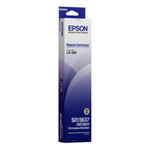 Epson S015637 Ribbon Cartridge for LX-350 - C13S015637 - Genuine