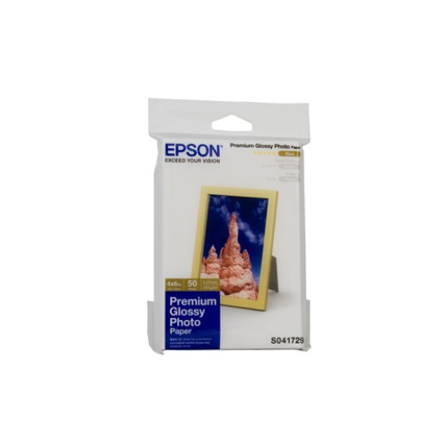 Epson C13S041729 Photo Paper 50 Sheets Gloss 100mm x 150mm 255gsm Epson C13S041729 Photo Paper 50 Sheets Gloss 100mm x 150mm 255gsm