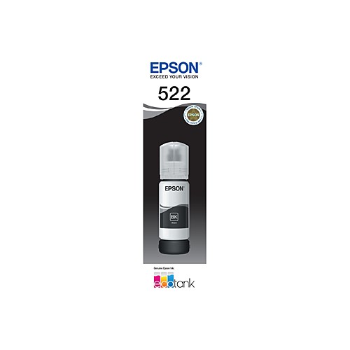 Epson T522 - C13T00M192 Black EcoTank Ink 4500 Pages - Genuine Epson T522 - C13T00M192 Black EcoTank Ink 4500 Pages - Genuine